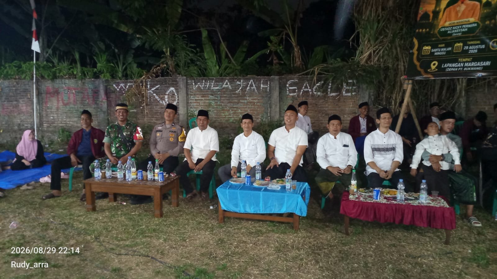 Dzikir dan Tabligh Akbar Maulid Nabi dan HUT RI ke-81, Warga Margasari Gelar Dzikir dan Tabligh Akbar